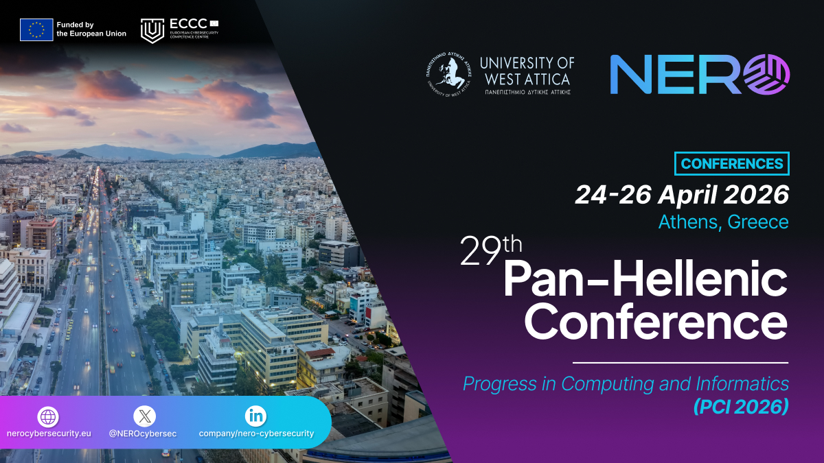 29th Pan‑Hellenic Conference on Progress in Computing and Informatics (PCI 2026) 
